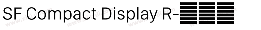 SF Compact Display R字体转换